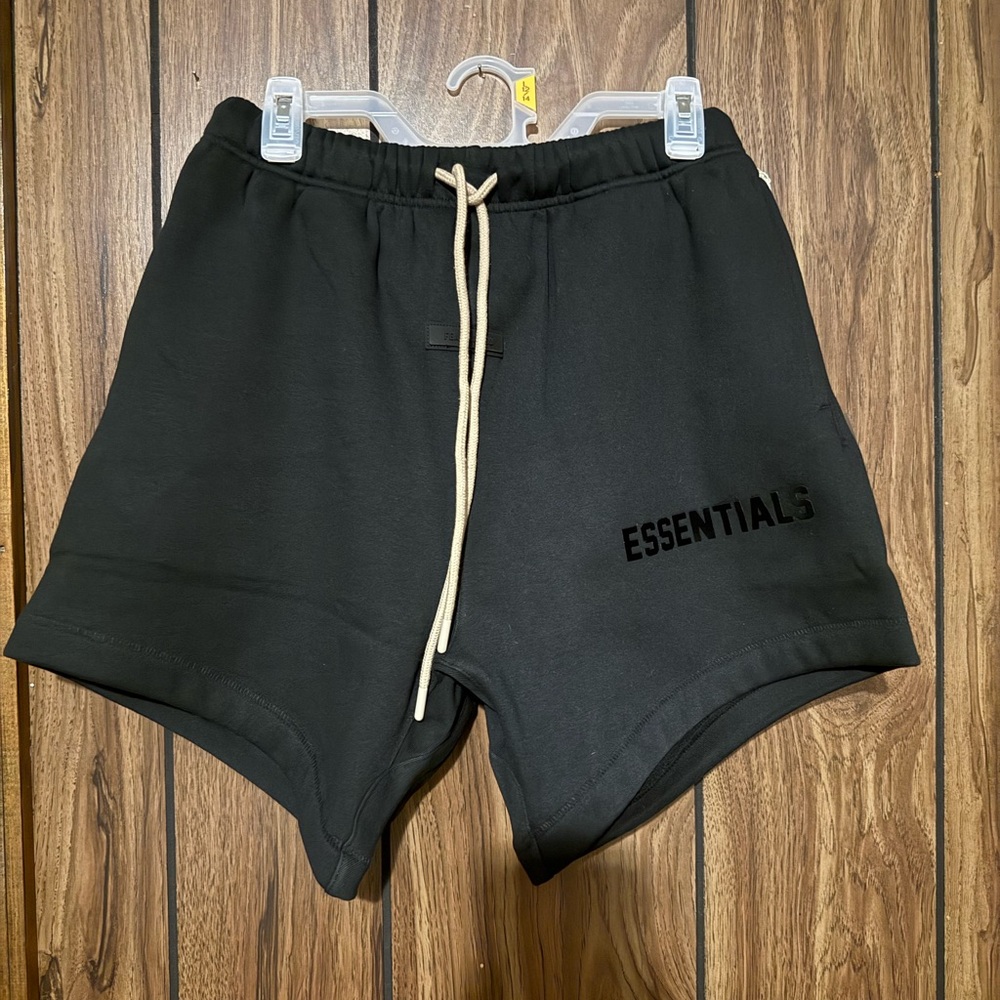 Essentials Black Shorts